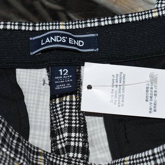 Lands' End Multicolored Pants NWT - Picture 3 of 3